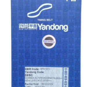 Correa Alternador 6pk1670 Mitsubishi L200 2.4 2016 / 2023