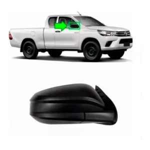 Espejo Retro. Elec Lh Negro Sin Interm. Tyt Hilux Revo 2016>>